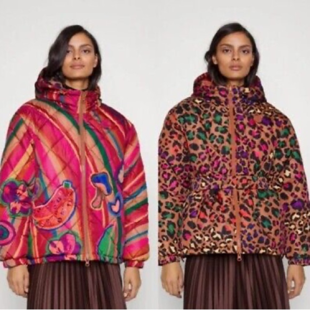 FARM Rio Lisa Reversible Puffer Jacket - Picture 8 of 15